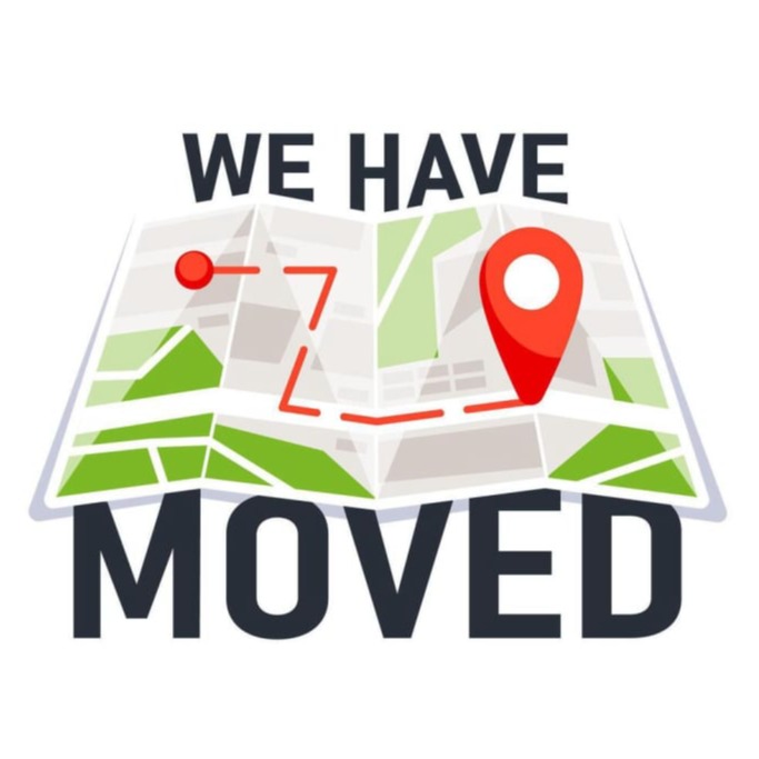 We have moved
